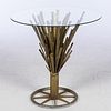 John Bucci, Round Spiked Metal Console Table Base