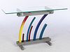 John Bucci, Colored Arched Metal Console Table Base