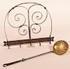 Two Reproduction Wrought Iron Pieces.