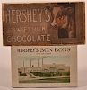 Pair of Early 1900s Hershey Advertising Boxes