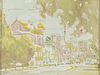 Myrtle Jones, Abercorn St, Watercolor on paper