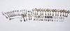Misc. Group of 54 Sterling Silver Flatware Articles