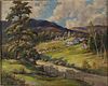 George Kramer, European Landscape, Oil on Canvas
