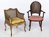 Venetian Style Armchair & Louis XV Style Armchair