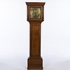 English Oak Tall Case Clock, 19th Century