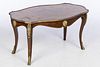 Louis XV Style Marquetry and Gilt-Metal Low Table