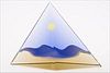 3753375: Mark Peiser (American, b. 1938), Pyramid Glass Sculpture E3RDF