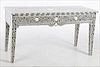 3753572: Anglo Indian Bone Inlaid Console Table, Modern E3RDJ