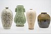 3776709: 4 Chinese Glazed Ceramic Vessels, Modern or Earlier E3RDC