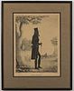 3753737: William Henry Brown (American, 1808-1883), Silhouette
 of John Randolph, Lithograph on Paper E3RDO