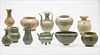 3753567: 11 Chinese Green and Bronze Glazed Ceramic Vessels,
 20th Century or Earlier E3RDC
