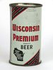 1958 Wisconsin Premium Quality Beer 12oz Flat Top Can 146-26.1, Waukesha, Wisconsin