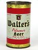 1960 Walter's Pilsener Beer 12oz Flat Top Can 144-23, Eau Claire, Wisconsin