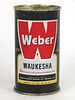 1954 Weber Waukesha Beer 12oz Flat Top Can 144-29, Waukesha, Wisconsin