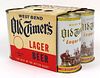 1959 Old Timer's Beer (Flat Tops) Six Pack Can Carrier, West Bend, Wisconsin