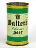 1957 Walter's Pilsener Beer 12oz Flat Top Can 144-21, Eau Claire, Wisconsin