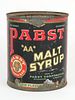1920 Pabst AA Malt Syrup Flat Top Can, Milwaukee, Wisconsin