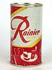1956 Rainier Jubilee Beer (Cornell Red) 12oz Flat Top Can, Spokane, Washington