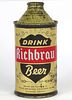 1951 Richbrau Beer 12oz Cone Top Can 182-03, Richmond, Virginia