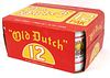 1979 Old Dutch Beer (Ring Tops) Twelve Pack Can Carrier Case Box, Pittsburgh, Pennsylvania