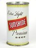 1958 Sunshine Premium Beer 12oz Flat Top Can 137-35, Reading, Pennsylvania