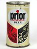 1963 Prior Prefered Beer 12oz Flat Top Can 117-07, Norristown, Pennsylvania