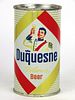 1958 Duquesne Pilsener Beer 12oz Flat Top Can 57-12, Pittsburgh, Pennsylvania