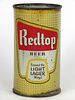 1952 Redtop Beer 12oz Flat Top Can 120-22, Cincinnati, Ohio