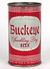 1959 Buckeye Sparkling Dry Beer 12oz Flat Top Can 43-09.1, Toledo, Ohio