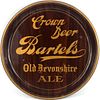 1935 Bartel's Crown Beer/Old Devonshire Ale 13 inch Serving Tray, Syracuse, New York