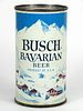 1962 Busch Bavarian Beer 12oz Flat Top Can 47-23.1, Saint Louis, Missouri