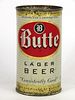 1955 Butte Lager Beer 12oz Flat Top Can 47-31v, Butte, Montana