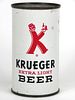 1952 Krueger Extra Light Beer 12oz Flat Top Can 90-19, Newark, New Jersey
