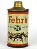 1937 Fehr's X/L Beer 12oz J-Spout Cone Top Can 162-05, Louisville, Kentucky