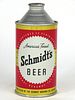 1948 Schmidt's Beer 12oz Cone Top Can 184-08, Detroit, Michigan