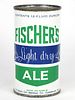 1956 Fischer's Light Dry Ale 12oz Flat Top Can 63-22, Cumberland, Maryland