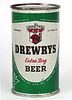 1956 Drewrys Extra Dry Beer Pisces/Aries 12oz Flat Top Can 56-26, South Bend, Indiana
