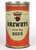 1954 Drewrys Extra Dry Beer (Orange Sports) 12oz Flat Top Can 56-18, South Bend, Indiana