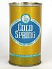 1956 Cold Spring Beer (non-metallic) 12oz Flat Top Can 50-06.2, Cold Spring, Minnesota