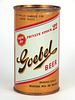 1952 Goebel Private Stock 22 Beer 12oz Flat Top Can 70-40, Detroit, Michigan
