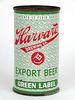 1941 Harvard Export Beer 12oz Flat Top Can 80-36, Lowell, Massachusetts