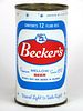 1964 Becker's Mellow Beer 12oz Flat Top Can 35-23, Denver, Colorado