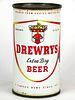 1957 Drewrys Extra Dry Beer 12oz Flat Top Can 57-04.2, South Bend, Indiana