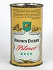 1942 Brown Derby Pilsner Beer 12oz Flat Top Can OI-133, San Francisco, California