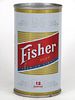1966 Fisher Beer 12oz Flat Top Can 63-36.2, San Francisco, California