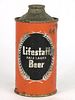 1939 Lifestaff Pale Lager Beer 12oz Low Profile Cone Top Can 173-01, San Francisco, California