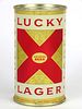 1958 Lucky Lager Beer 12oz Flat Top Can 93-19.2, San Francisco, California
