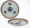 5654619: Pair of Chinese Export Blue and White Chargers, 18th Century EV1DC