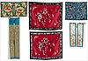 5654805: 5 Chinese Embroidered Silk Panel Pairs EV1DC