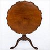 5654733: George II Mahogany Birdcage Tilt Top Piecrust Table, 18th Century EV1DJ
